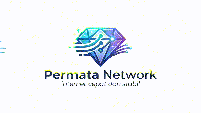 Logo animasi Permata Network